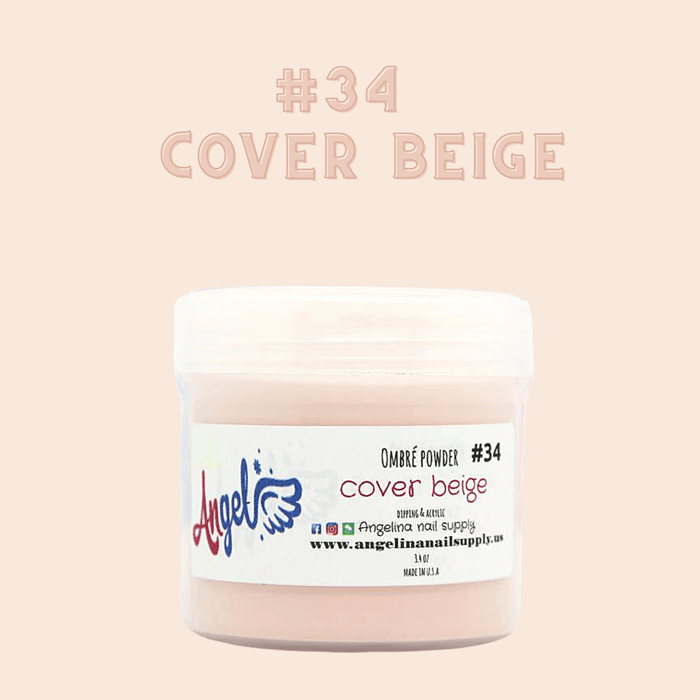 Angel Ombre Powder 34 Cover Beige - Angelina Nail Supply NYC