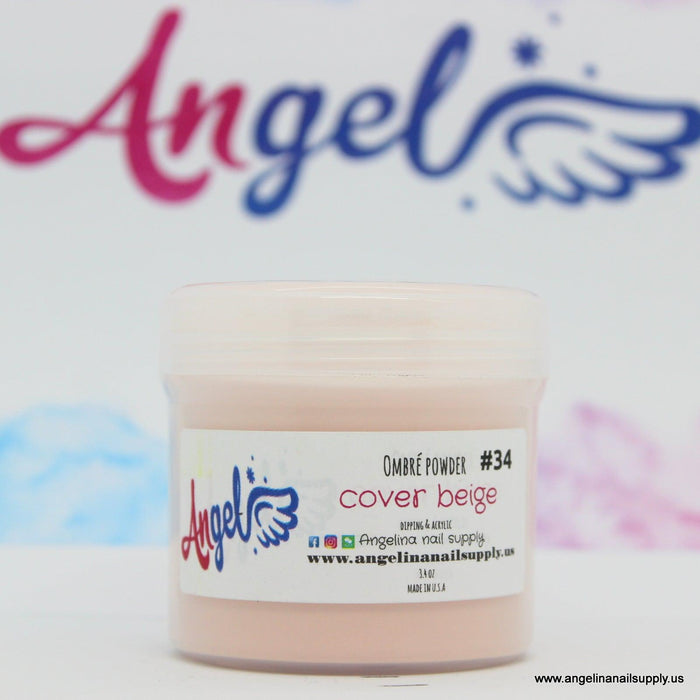 Angel Ombre Powder 34 Cover Beige - Angelina Nail Supply NYC