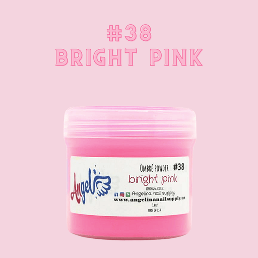 Angel Ombre Powder 38 Bright Pink - Angelina Nail Supply NYC