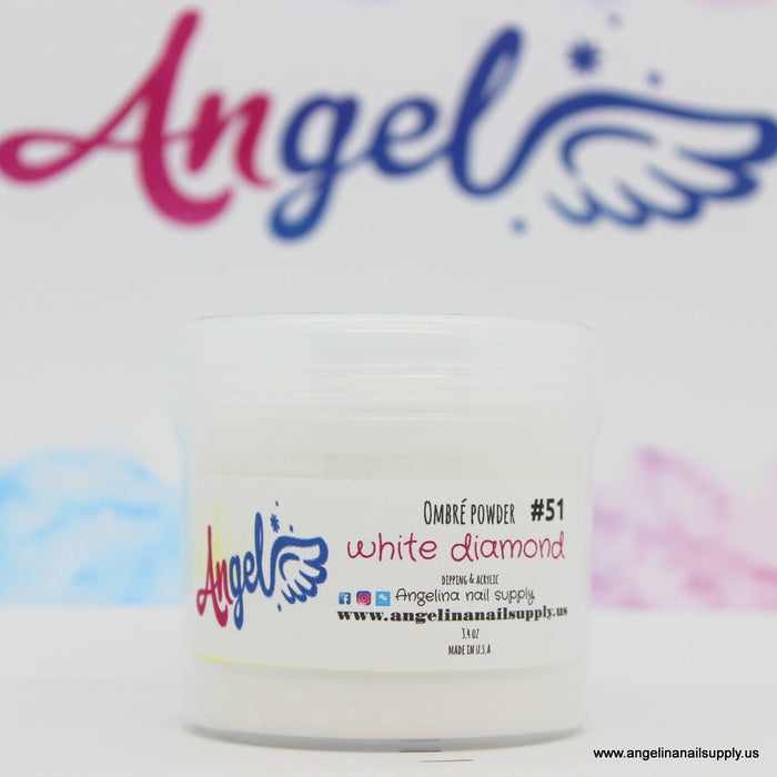 Angel Ombre Powder 51 White Diamond - Angelina Nail Supply NYC