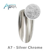 Aora Chrome Powder A7 Silver - Angelina Nail Supply NYC