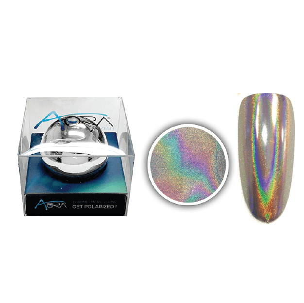 Aora Chrome Powder H6 Hollogram - Angelina Nail Supply NYC