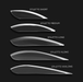 Aprés Box of Tips Natural - Stiletto - Long - Angelina Nail Supply NYC