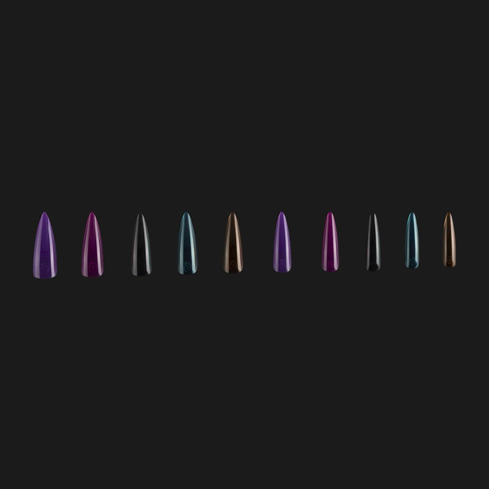 Aprés Box of Tips Natural - Stiletto - Long - Vivid Color - Angelina Nail Supply NYC