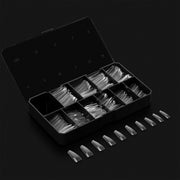 Aprés Box of Tips Sculpted - Coffin - Long - Angelina Nail Supply NYC