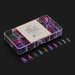 Aprés Box of Tips Sculpted - Coffin - Long - Vivid Color - Angelina Nail Supply NYC
