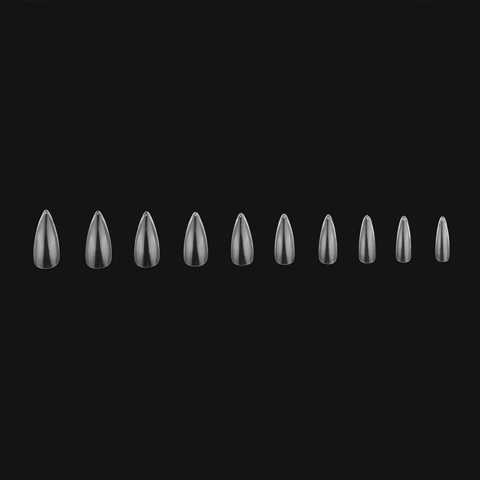Aprés Box of Tips Sculpted - Stiletto - Medium - Angelina Nail Supply NYC