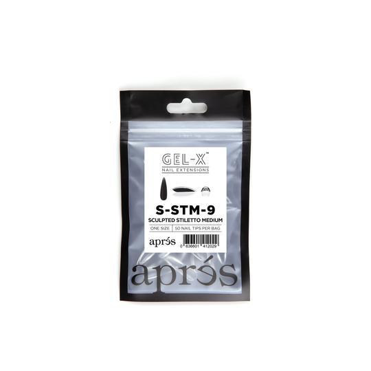 Aprés Refill Bags Sculpted Stiletto Medium (50pcs/pack) - Angelina Nail Supply NYC