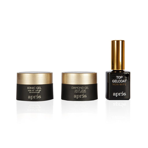 Aprés Trio Starter Kit (Top Gelcoat, Diamond Gel, Ionic Gel) - Angelina Nail Supply NYC