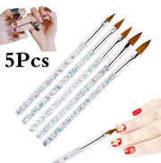 Brush Set | Beauty Artists 3D Brush (5in1) - Angelina Nail Supply NYC