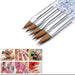 Brush Set | Beauty Artists 3D Brush (5in1) - Angelina Nail Supply NYC