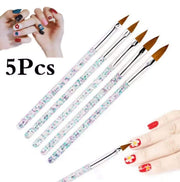 Brush Set | Beauty Artists 3D Brush (5in1) - Angelina Nail Supply NYC