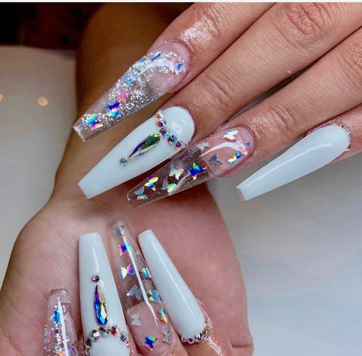 Butterfly Nail Art (3 PCS + FREE 1 PCS) - Angelina Nail Supply NYC