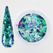 Chameleon Holographic Flakes Galaxy Acrylic Powder (12 color) - Angelina Nail Supply NYC