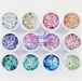 Chameleon Holographic Flakes Galaxy Acrylic Powder (12 color) - Angelina Nail Supply NYC