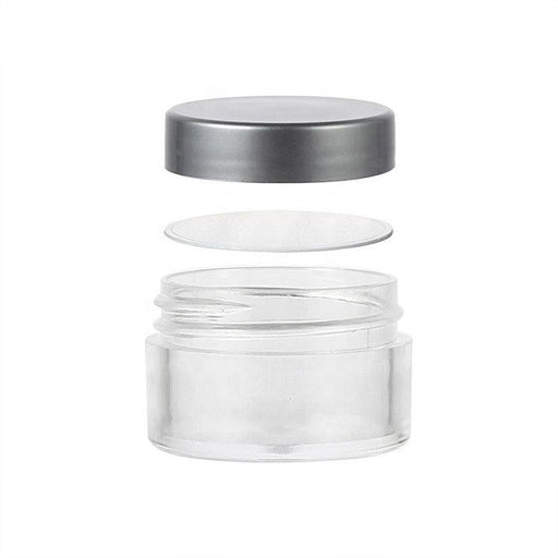 Clear Plastic Jar - Angelina Nail Supply NYC