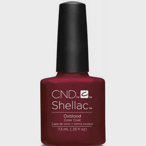 CND Shellac #134 Oxblood - Angelina Nail Supply NYC