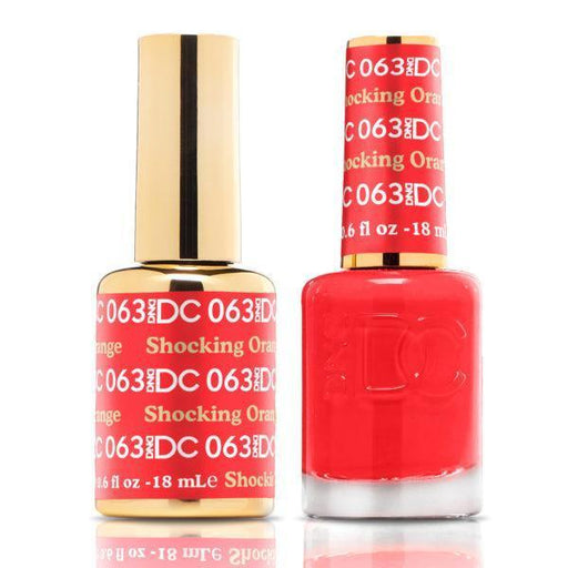 DC Duo 063 Shocking Orange - Angelina Nail Supply NYC