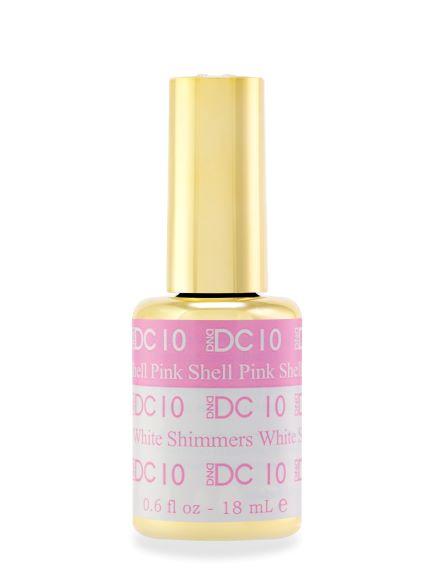 DC Mood Change 10 SHELL PINK WHITE SHIMMERS - Angelina Nail Supply NYC