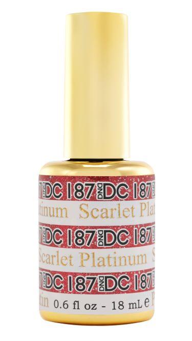 DC Platinum 187 SCARLET - Angelina Nail Supply NYC