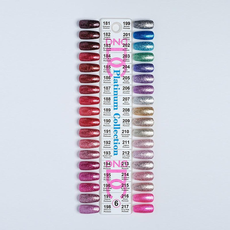 DC6 Platinum Color Swatch Only - Angelina Nail Supply NYC