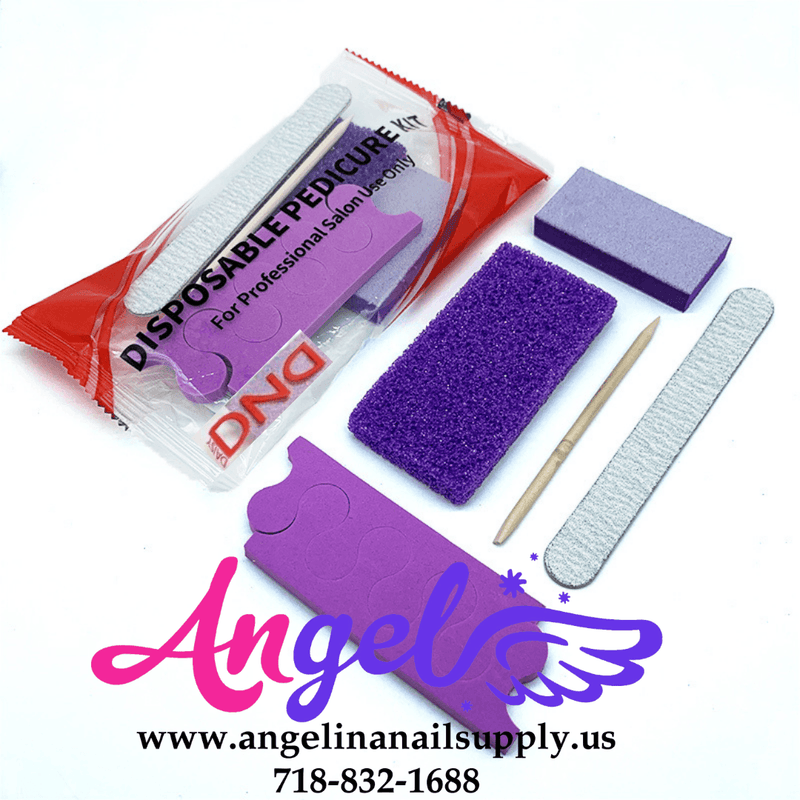 DND - Disposable Manicure Pedicure Kit (5in1) - Angelina Nail Supply NYC