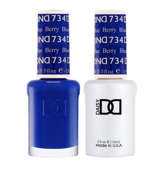 Dnd Gel 734 Berry Blue - Angelina Nail Supply NYC