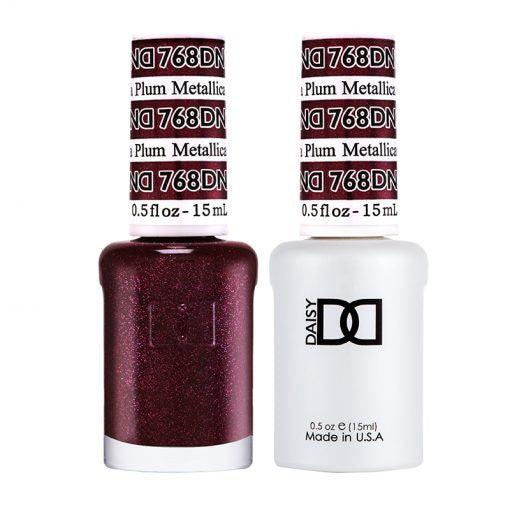 Dnd Gel 768 Metallica Plum - Angelina Nail Supply NYC