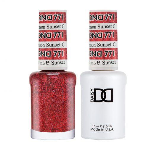 Dnd Gel 771 Crimson Sunset - Angelina Nail Supply NYC