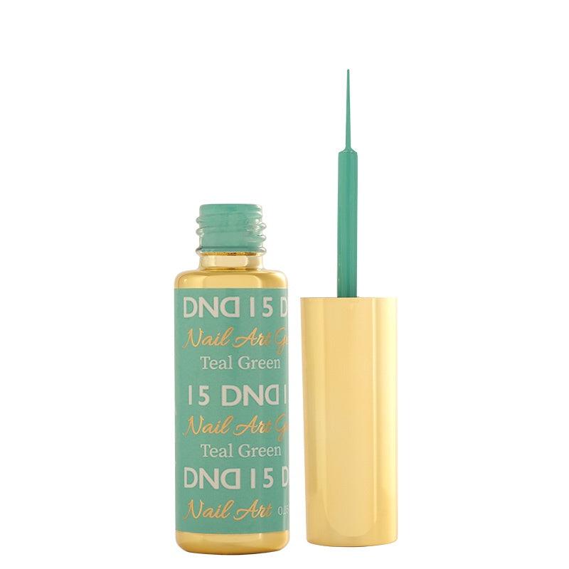 DND Gel Art 15 Teal Green - Angelina Nail Supply NYC