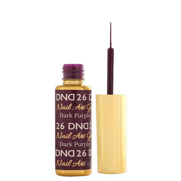 DND Gel Art 26 Dark Purple - Angelina Nail Supply NYC