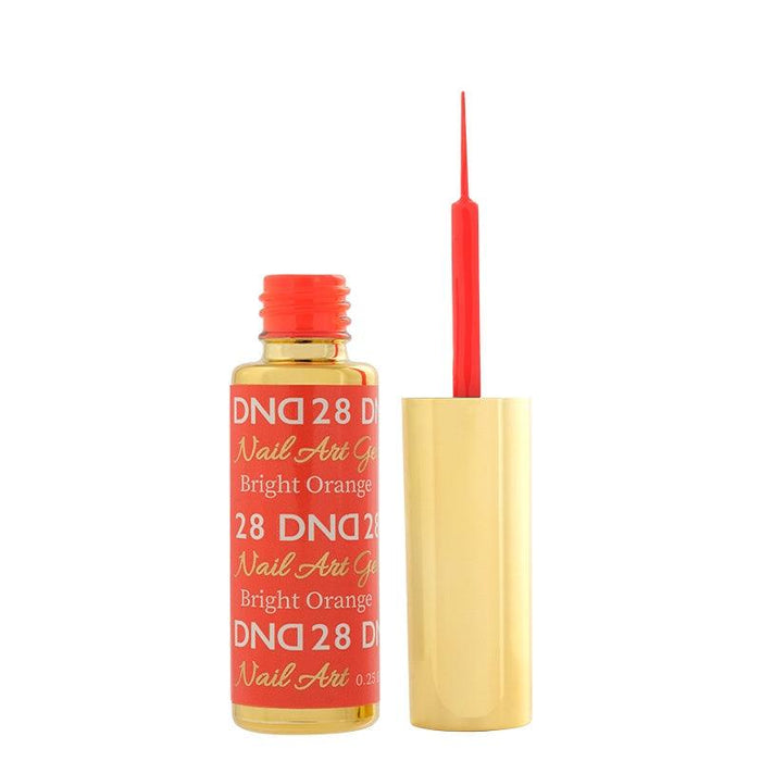 DND Gel Art 28 Bright Orange - Angelina Nail Supply NYC