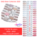 DND13 Collection #13 Sheer (Full Set 36 Colors #856 - #892) - Angelina Nail Supply NYC