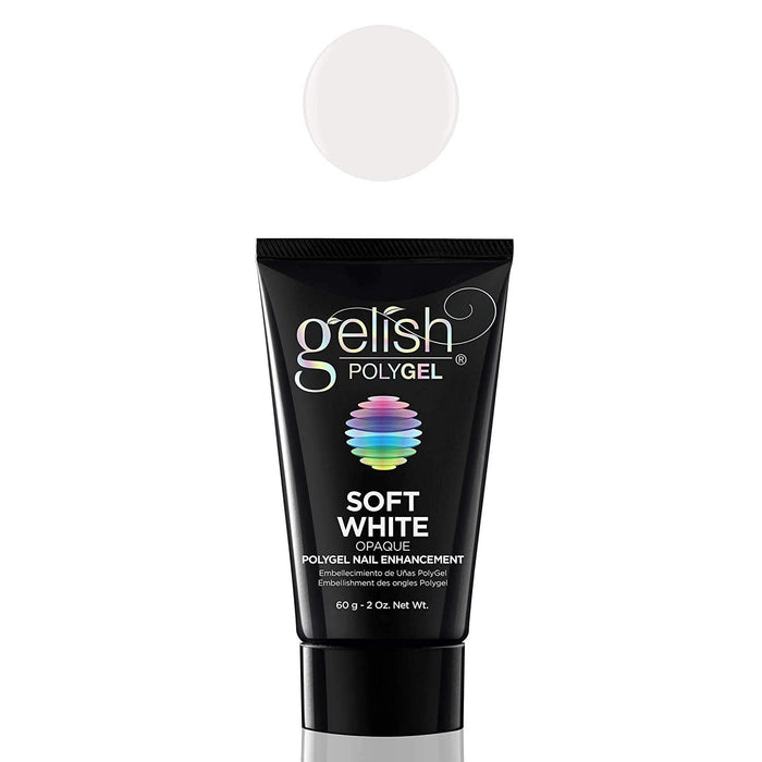 Gelish PolyGel | Soft White (2oz) - Angelina Nail Supply NYC