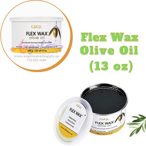 GiGi Flex Wax Olive Oil Non-strip (13oz) - Angelina Nail Supply NYC