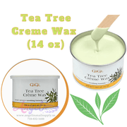 GiGi Tea Tree Creme Wax (14oz) - Angelina Nail Supply NYC