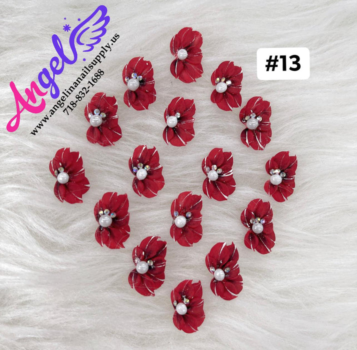 Handmade Nail 3D Flower (#011 - #020) - Angelina Nail Supply NYC