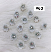 Handmade Nail 3D Flower (#051 - #060) - Angelina Nail Supply NYC