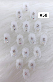 Handmade Nail 3D Flower (#051 - #060) - Angelina Nail Supply NYC