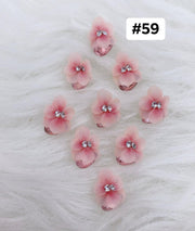 Handmade Nail 3D Flower (#051 - #060) - Angelina Nail Supply NYC
