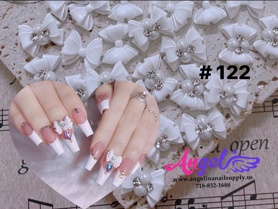 Handmade Nail 3D Flower (#121 - #130) - Angelina Nail Supply NYC