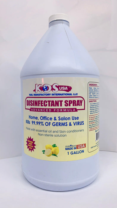 KDS Disinfectant Spray - Advanced Formula | Hand Sanitizer (gallon) - Angelina Nail Supply NYC