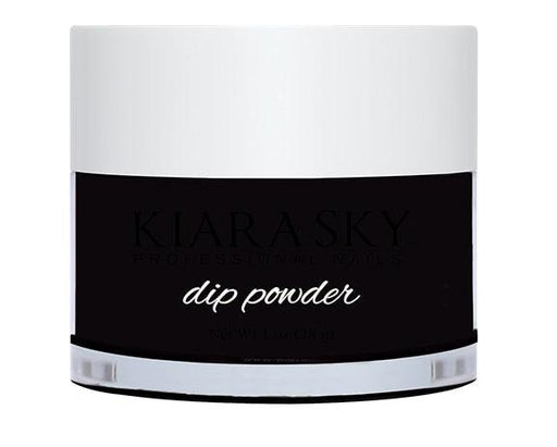 KIARA SKY DIP POWDER D435 BLACK TO BLACK - Angelina Nail Supply NYC