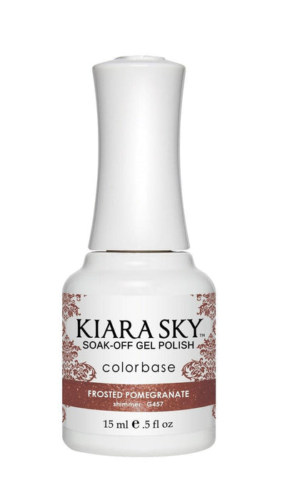 Kiara Sky Gel Color 457 Frosted Pomegranate - Angelina Nail Supply NYC
