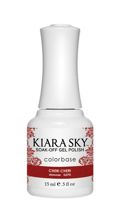 Kiara Sky Gel Color 570 Cheri Cheri - Angelina Nail Supply NYC