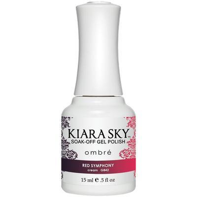 Kiara Sky Ombre G842 Red Symphony - Angelina Nail Supply NYC