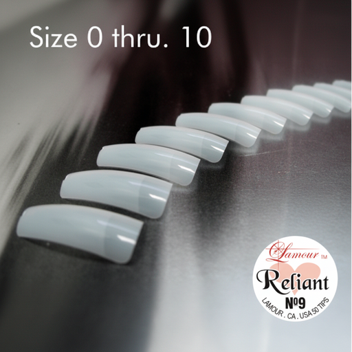 Lamour Reliant Full Well Tip - Angelina Nail Supply NYC