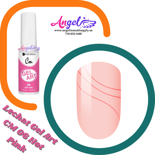 Lechat Gel Art CM 06 Hot Pink - Angelina Nail Supply NYC