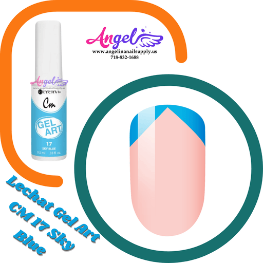 Lechat Gel Art CM 17 Sky Blue - Angelina Nail Supply NYC