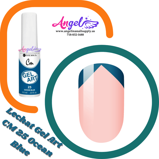 Lechat Gel Art CM 25 Ocean Blue - Angelina Nail Supply NYC